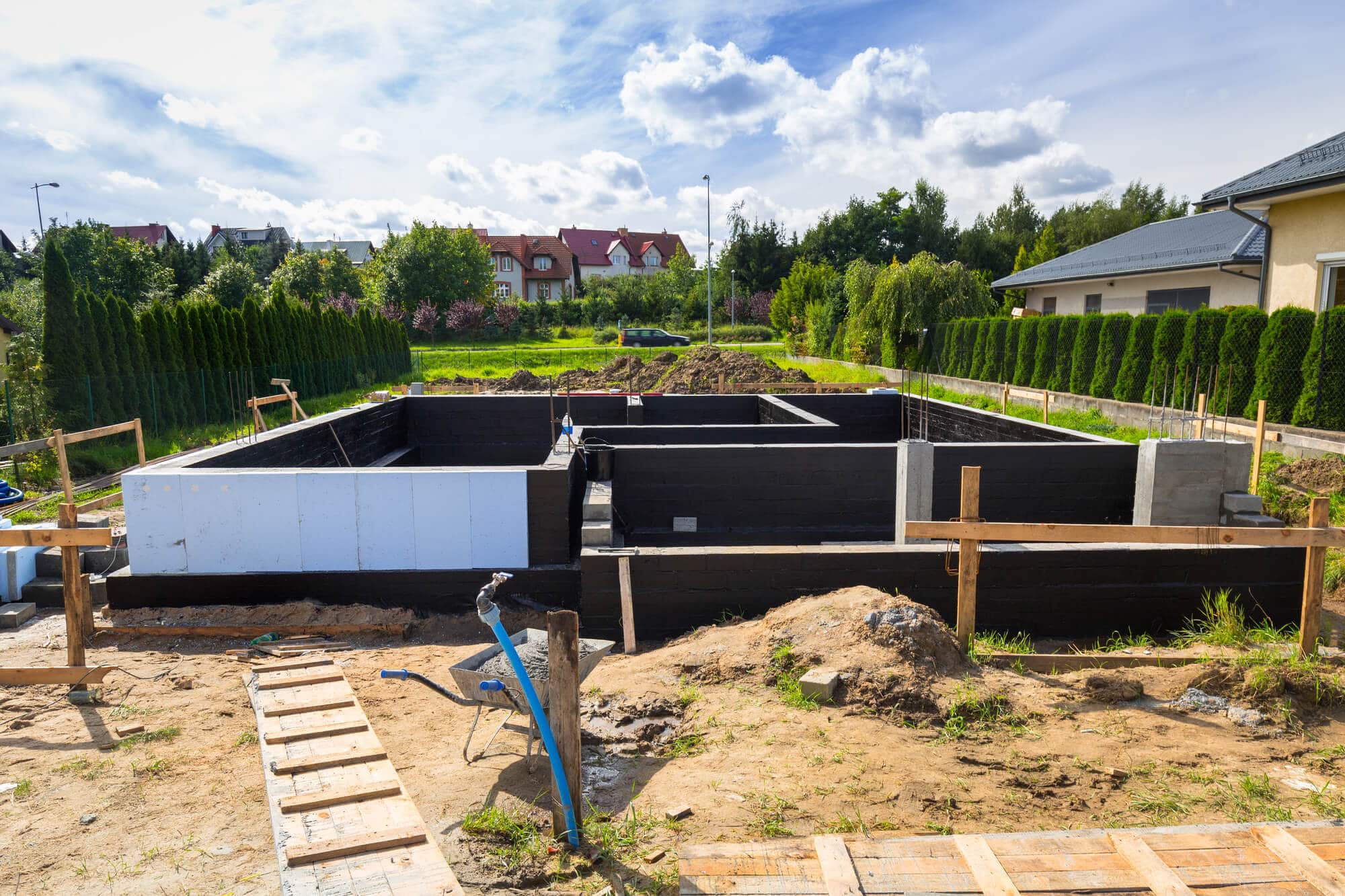 Residential foundation installation - Big Easy Concrete